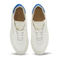 Reebok Women's Club C Clean In Chalk/Chalk/Vector Blue -Shoe Luxe Shop rb gy1384 1115 3 1100x