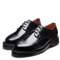 Solovair Gibson Shoe In Black Hi-Shine 8 Solovair Gibson Shoe In Black Hi-Shine -Shoe Luxe Shop s3995bkg 100 3 1100x