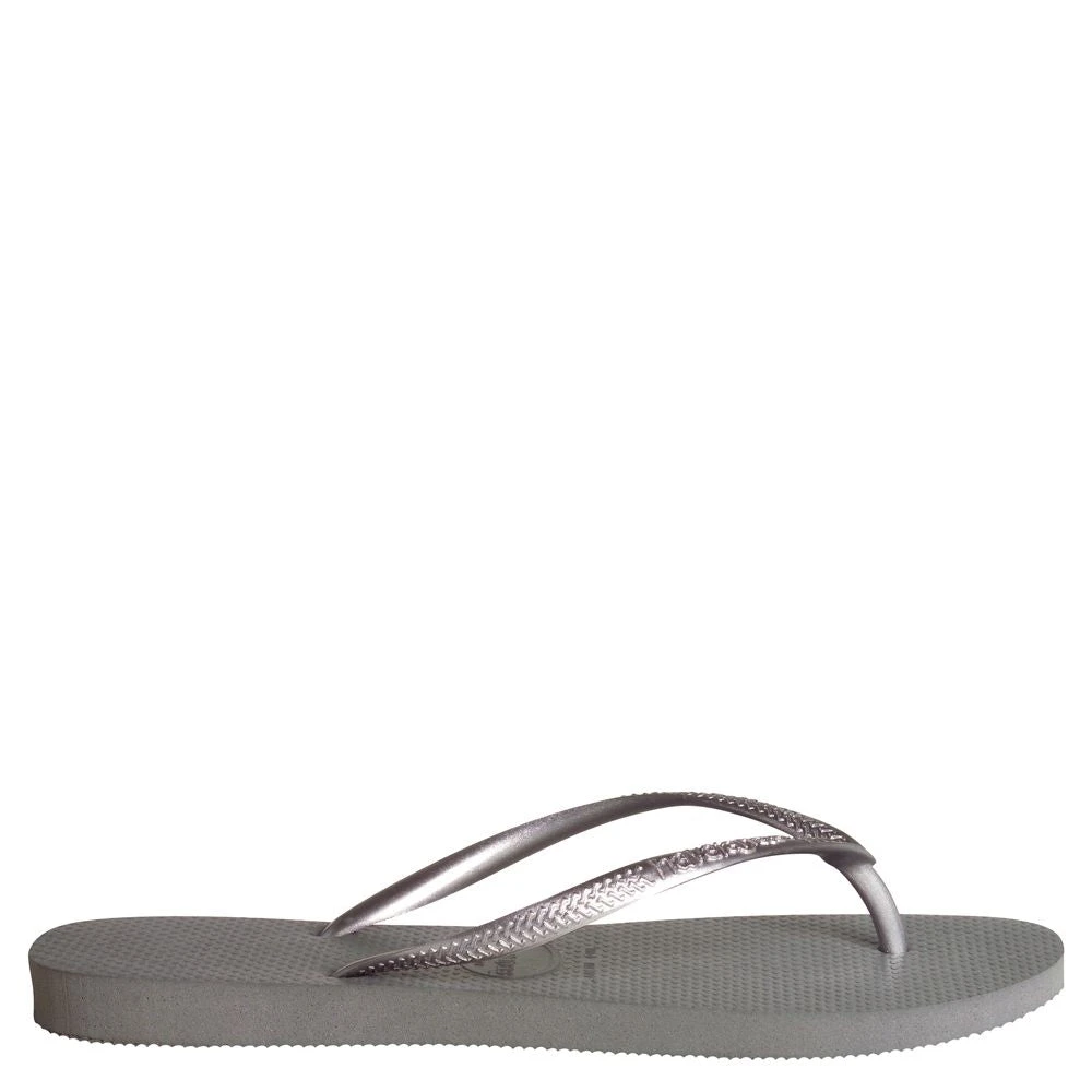 Havaianas Women's Slim Flip Flop In Steel Grey 5 Havaianas Women's Slim Flip Flop In Steel Grey - Image 3