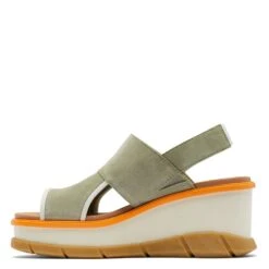 Sorel Women's Joanie III Slingback Wedge Sandal In Safari/Gum 16 -Shoe Luxe Shop so 1988471348 2127 3 1100x