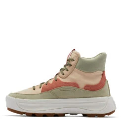 Sorel Women's ONA 530 Mid Sneaker In Nova Sand/Paradox Pink -Shoe Luxe Shop so 2009001260 2097 3 1100x