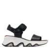Sorel Women's Kinetic Y-Strap High Sandal In Black/White -Shoe Luxe Shop so 2030461010 2129 1 1100x