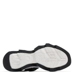 Sorel Women's Kinetic Y-Strap High Sandal In Black/White -Shoe Luxe Shop so 2030461010 2129 5 1100x