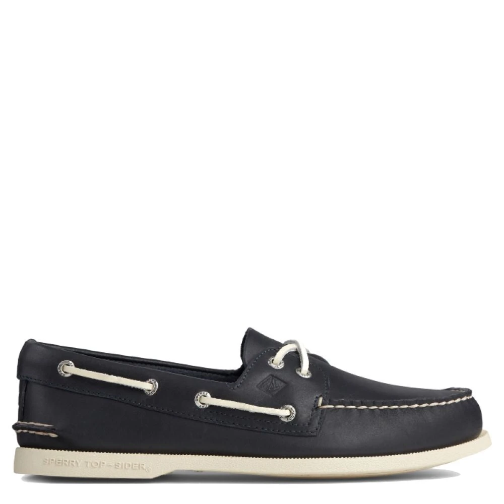 Sperry Men's Authentic Original 2-Eye Boat Shoe In Navy 3 Sperry Men's Authentic Original 2-Eye Boat Shoe In Navy