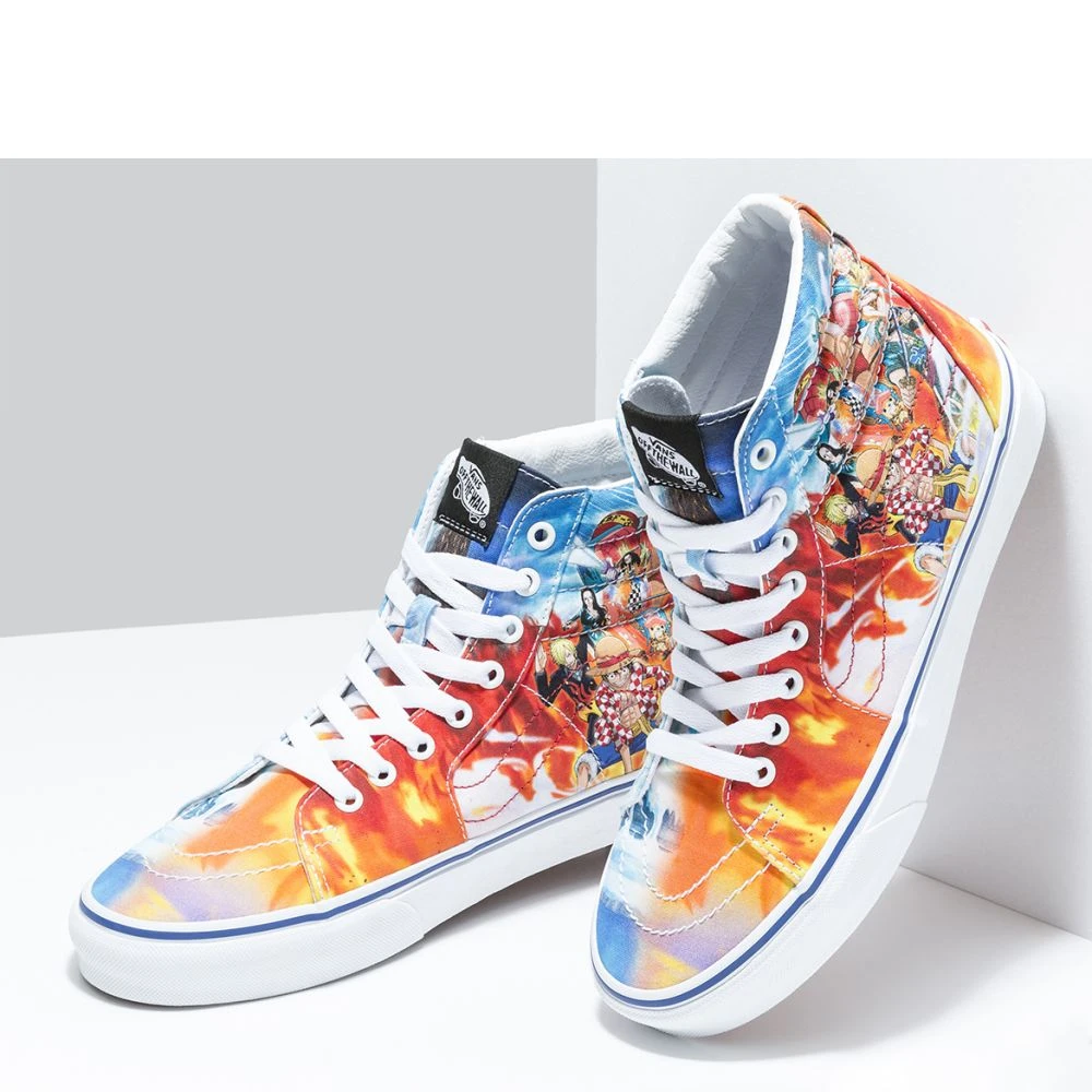 Vans X One Piece Sk8-Hi In Punk Hazard 4 Vans X One Piece Sk8-Hi In Punk Hazard - Image 2