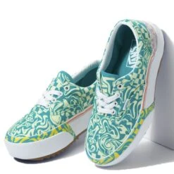 Vans Women's Era Stacked In Wavy Daze Tile Blue -Shoe Luxe Shop vn 0a4btoce5 4250 4 1100x