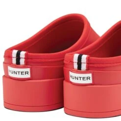 Hunter Women's Play Clogs In Red 10 Hunter Women's Play Clogs In Red -Shoe Luxe Shop wff1002rma red 1053 4 1100x